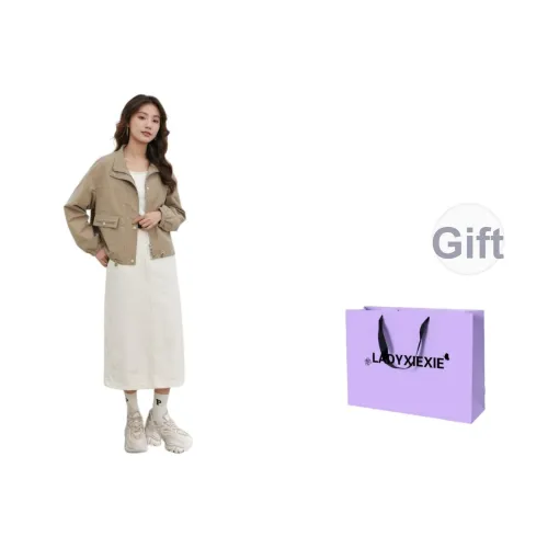 LADYXIEXIE Cropped Coat Women's