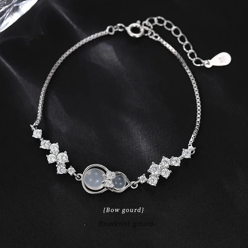 Old Fu Gold Chalcedony Bracelets Women's-1