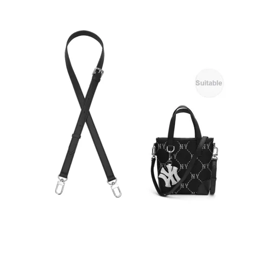 GUYI Bag Accessories [Leather Shoulder Straps] Black 1.5cm Width Cross Grain 90-120cm