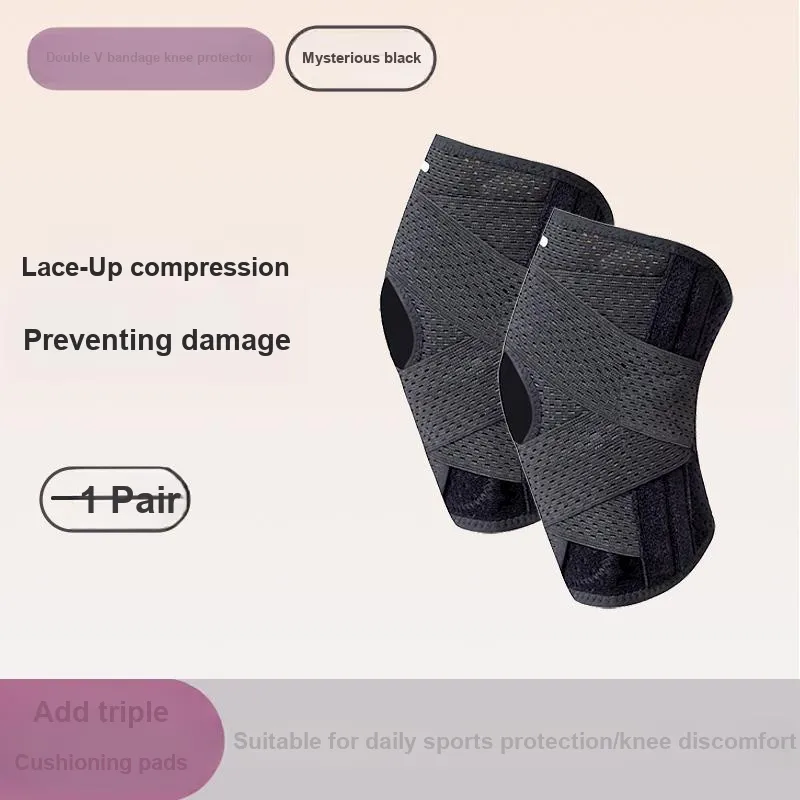 YOTTOY Knee Pads Running Mountaineering Hiking Cycling Badminton Basketball Fitness Bike Unisex-10