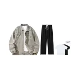 Clothing Sets (Yellow Mud Top (without Hood)+Black Pants) (Includes Short-Sleeved Shirt)