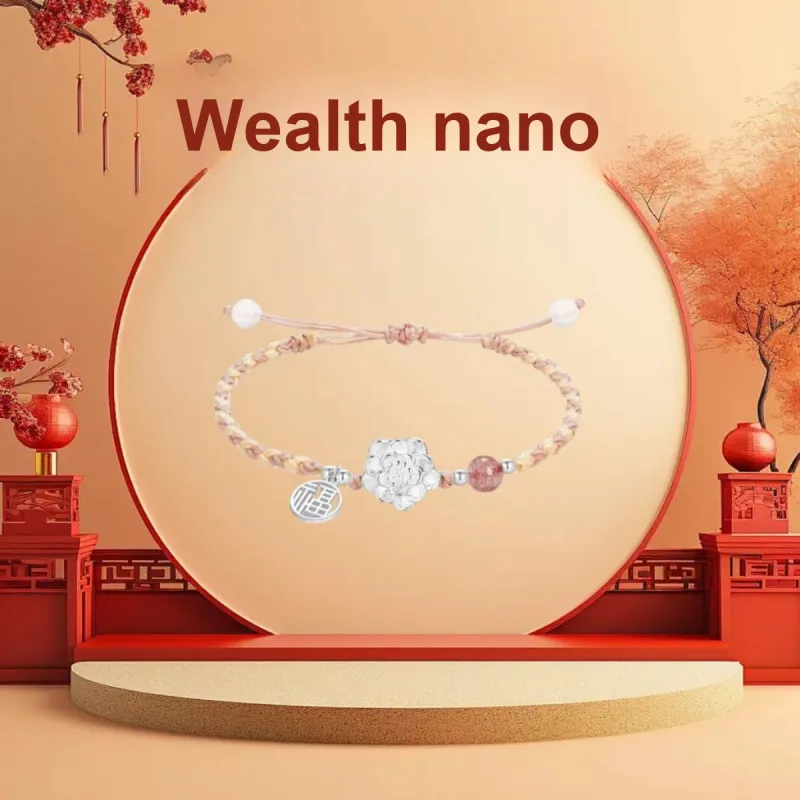 MGS New Chinese Style Versatile Niche Design Fashion Elegance Bright Future Bracelets Women's-6