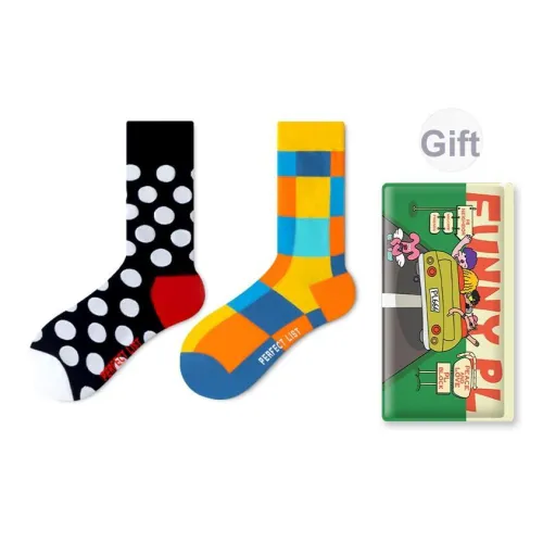 PL Полка Дот Тонкие Модные Носки Ae Унисекс MID Носки до Икры