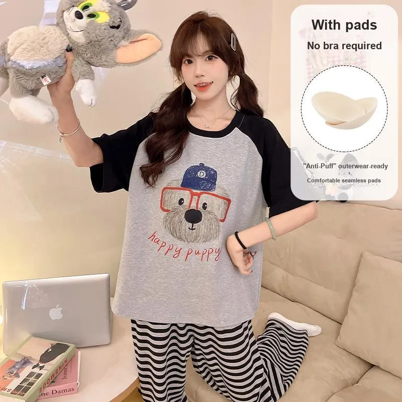 O'MESIK Pajama Set Women's Gray-2