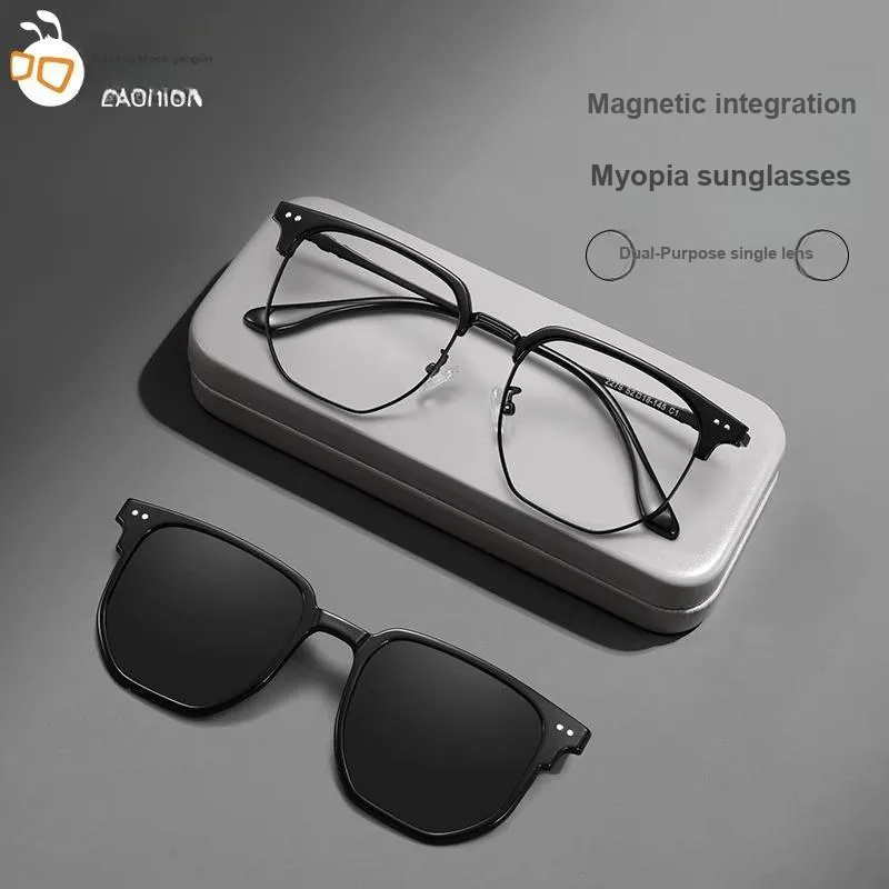 LASHION Alloy TR/Memory Plastic Square Sunglasses Men's-3