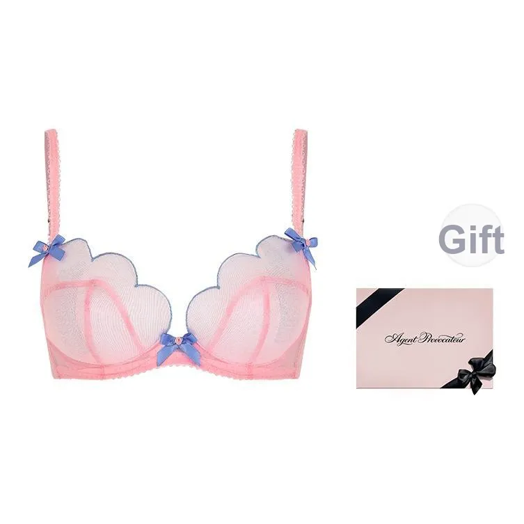 Бюстгальтер Agent Provocateur женский розовый синий