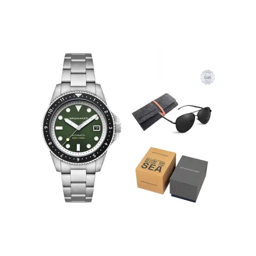SPINNAKER CROFT Collection Мужские часы Автоматический механический механизм Зеленый циферблат Часы для мужчин