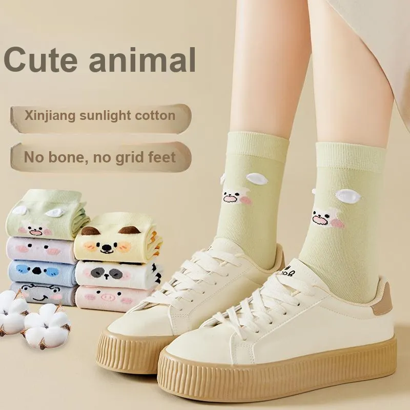 Caramella Mid Calf Socks Women's 5 Pack-1