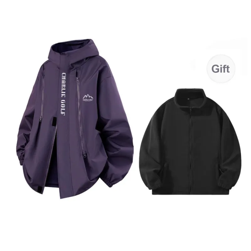 CHARLIE GOLF Windbreaker Jacket Unisex-16