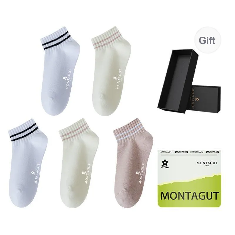 Montagut Ankle Socks Women's Box 5 Pack-12