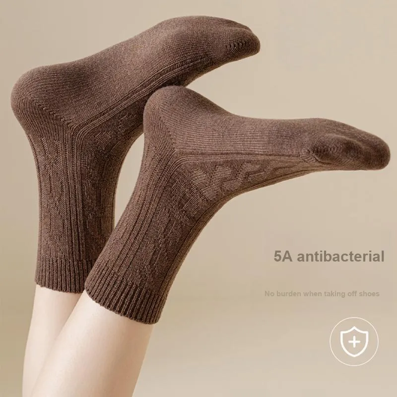 JIAZINI Mid Calf Socks Unisex 4 Pack-3