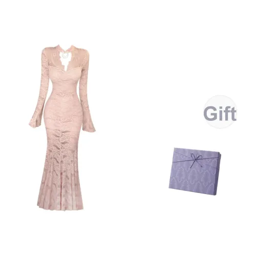 DITB Длинное платье с длинными рукавами женское