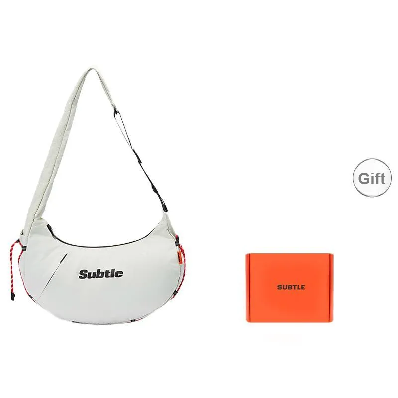 Subtle Nylon Crossbody Bag Medium Size Unisex Multicolor-5