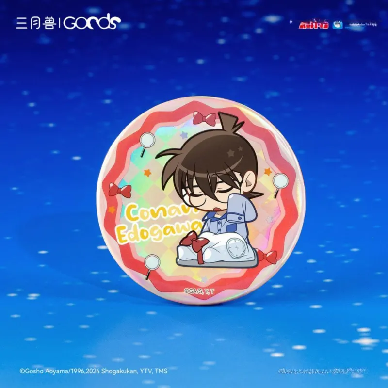 March·Monster Detective Conan Case Closed Fabric Collection Character Badges-3