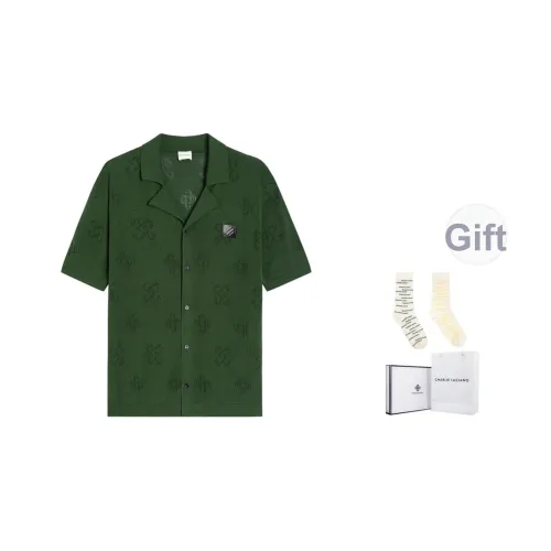 Charlie Luciano Рубашка Унисекс Зеленая