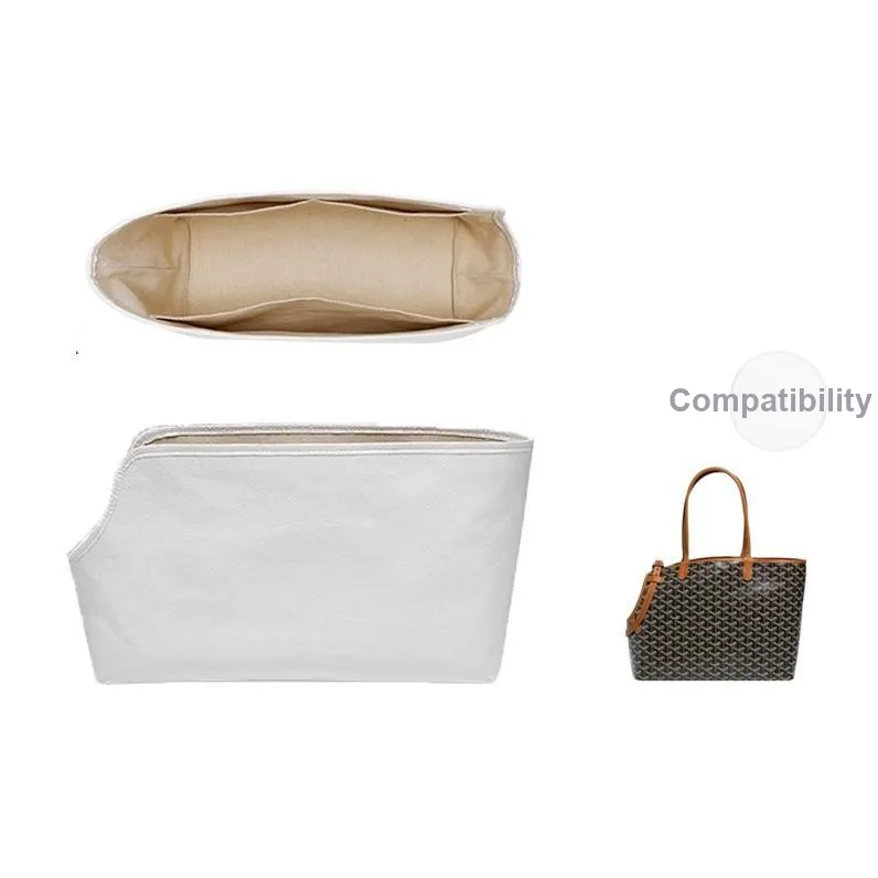 Jingxi Bag With DuPont Paper Liner Bag Bottom Padding Board Support Super Light Waterproof Bag Accessory Women's White