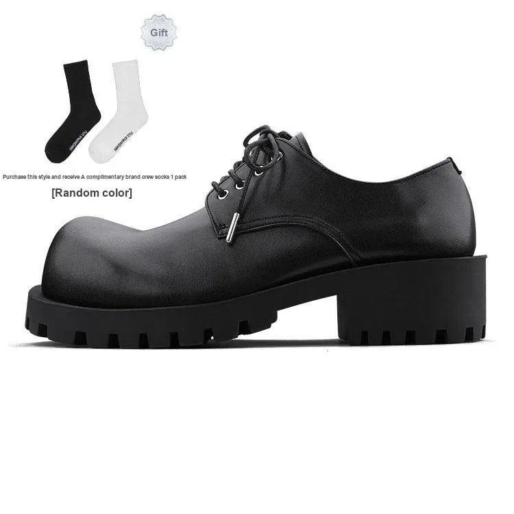 HANQIAORIJI Black Blood Series Casual Shoes Men's Black-0
