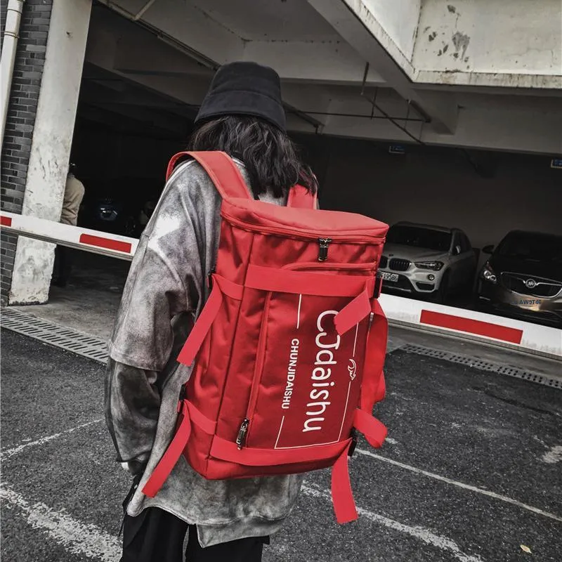 BRABOSTON Oxford Backpack Regular Unisex Silver/Black/Red/Army Green-14