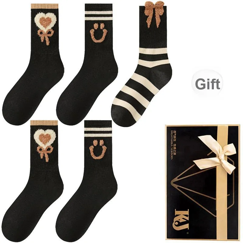 KJ Mid Calf Socks Unisex Gift Box Set-35