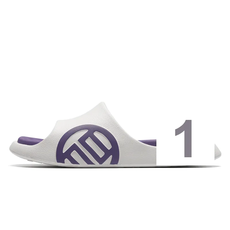 LUXIAOJUN Slide Slippers Unisex Red/White/Black/Yellow Green/Purple-36
