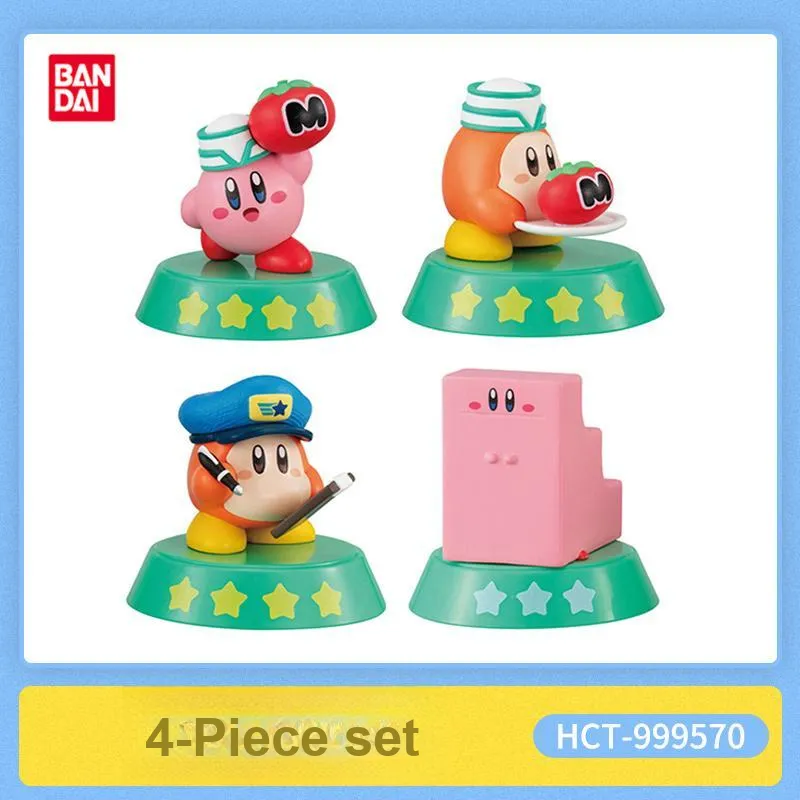 March·Monster Kirby, Explore And Discover 3 Pink Demon, Waddle Dee Chibi Figures 4.1cm-1