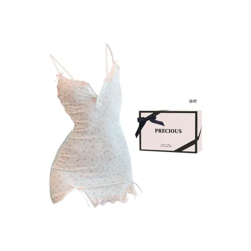 FOCOS STUDIO Slip Платье Женское Сладкий чай Цветочное платье