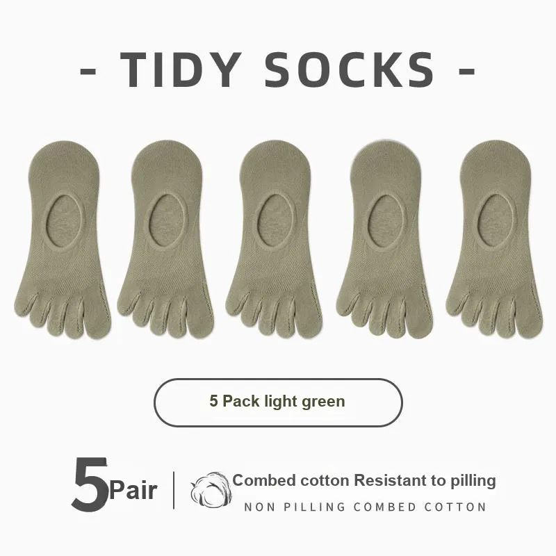 ROBINHOOD No Show Socks Women's 5 Pack-21