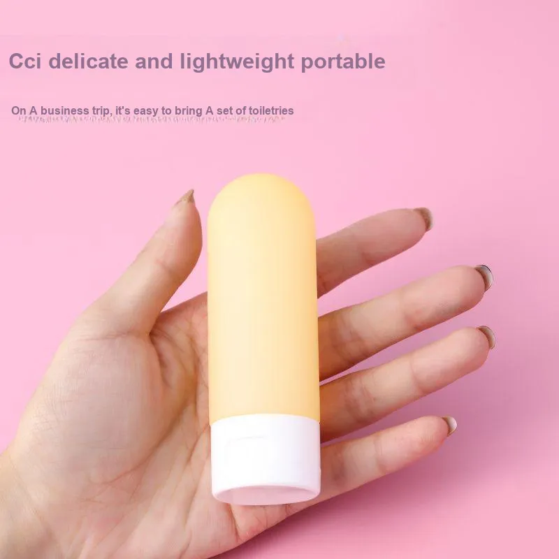 JINGLINGLONG Portable Travel Lotion Sample Size Shampoo Shower Gel Combination Skincare Product Empty Bottle 50ML-5