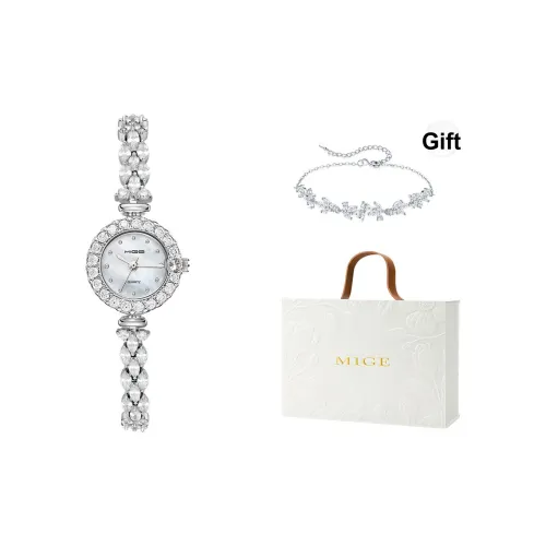 MIGE Mermaid Series Кварцевый механизм Часы Женские Жемчужная раковина Циферблат