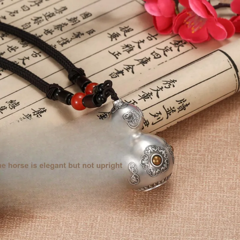 QINGFU 999 Fine Silver Handlebar Piece Unisex-1