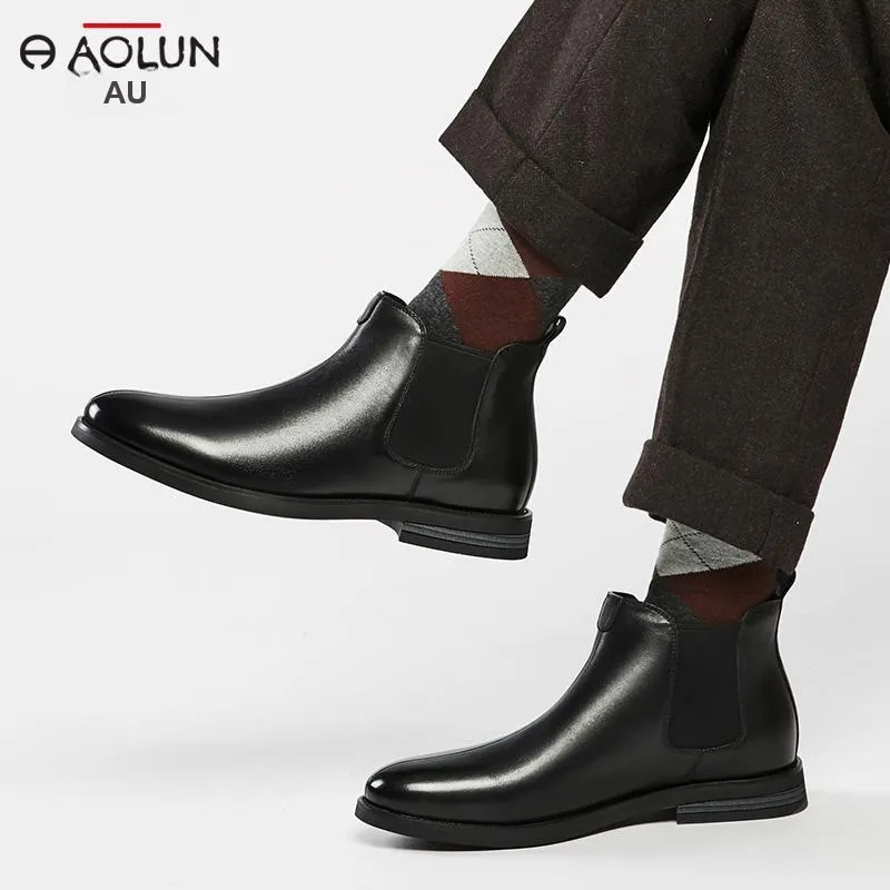 Auron Ankle-Length Chelsea Boots Men's Brown-11
