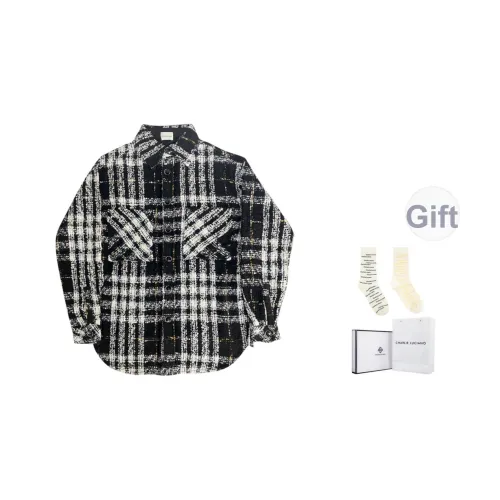 Charlie Luciano Рубашка Унисекс Черно-белая