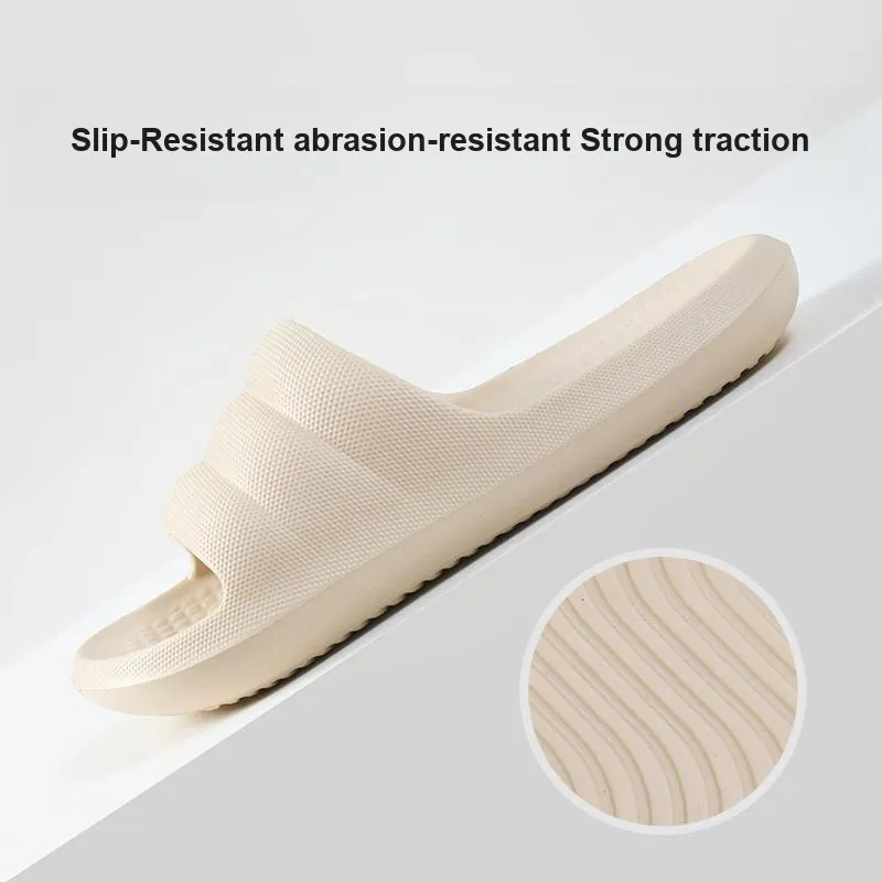 UTUNE Home Slippers Cream White-3
