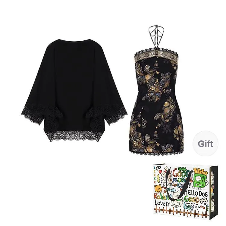 DEDY Two Piece Skirt Sets Women's-0