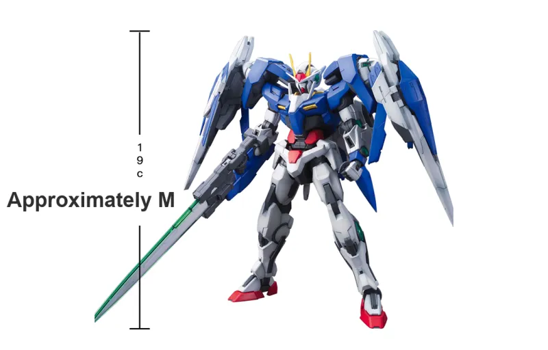 BANDAI MG 1/100 Mobile Suit Gundam 00 OOR Gundam 00 Collection 18cm Hobby Model-3