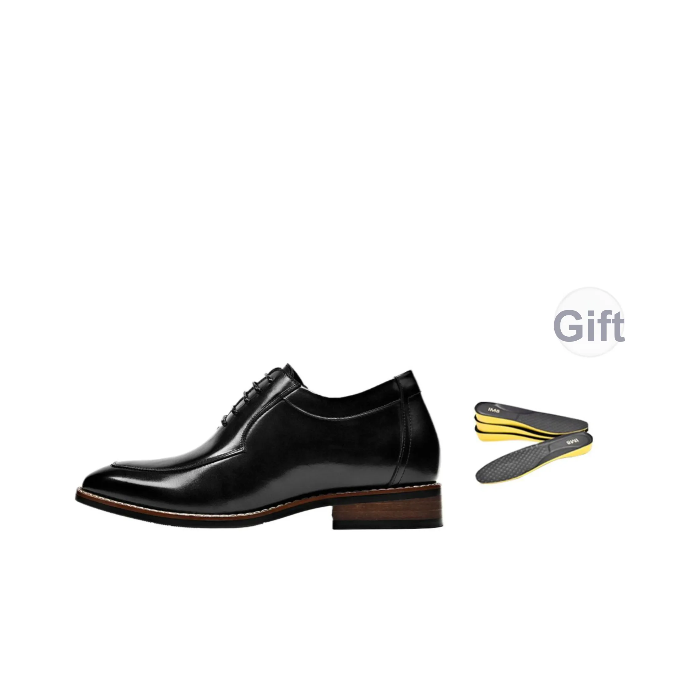 1M8 Dress Shoes Men's Low top Black/Brown