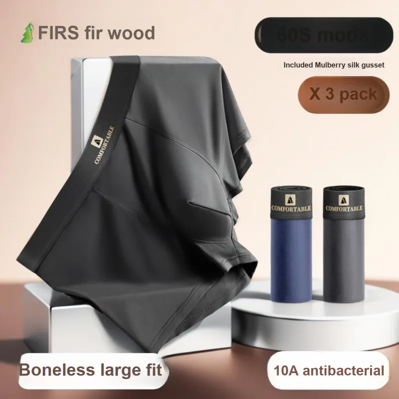 FIRS Underwear Gift Box Men's 3 Pack Gift Box Set-4