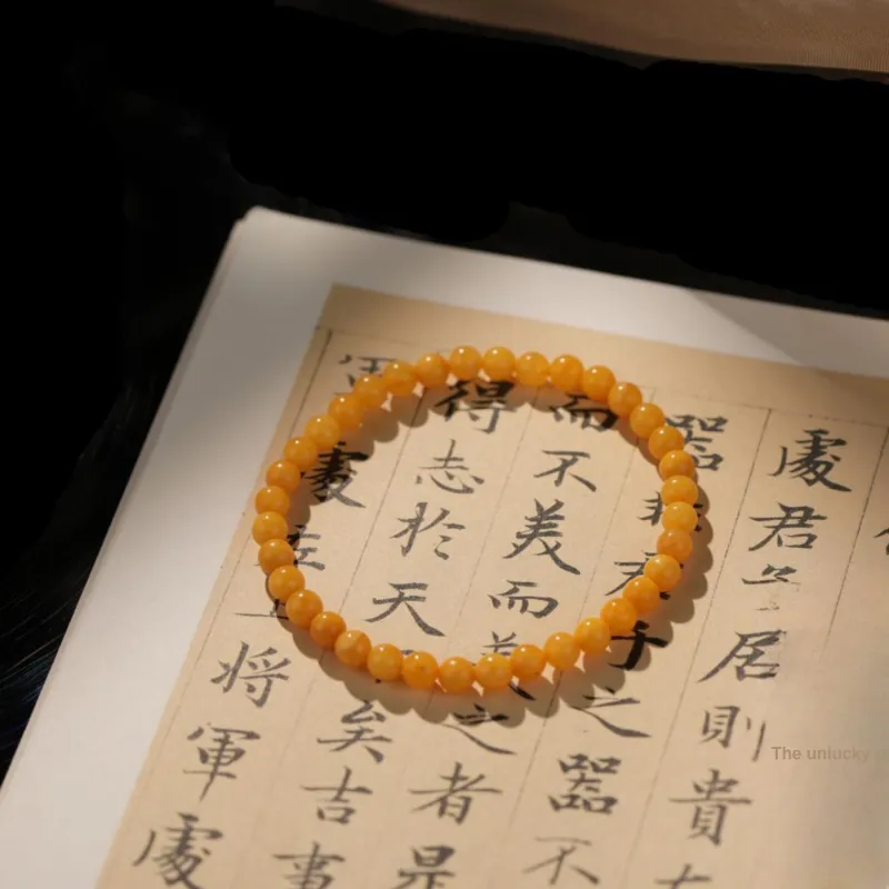 Clear Snow Beeswax Bracelets Unisex-2