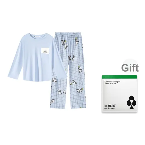 YOUKESHU Мужские пижамные комплекты