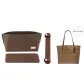 [Three-Piece Set in Dark Brown]Open Top Liner+Bottom Pad+Shoulder Pads