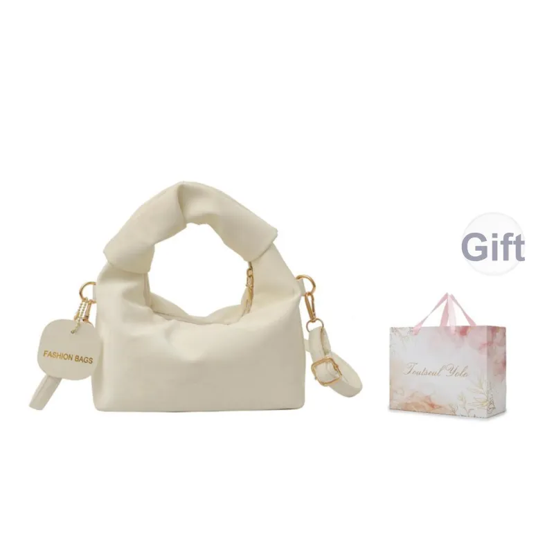 TOUTSEUL YOLO PU Shoulder Bag, Crossbody Bag, Handbag Women's White/Silver/Black/Pink-1