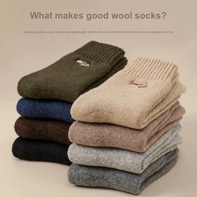 MIIOW Mid Calf Socks Unisex 3 Pack-46
