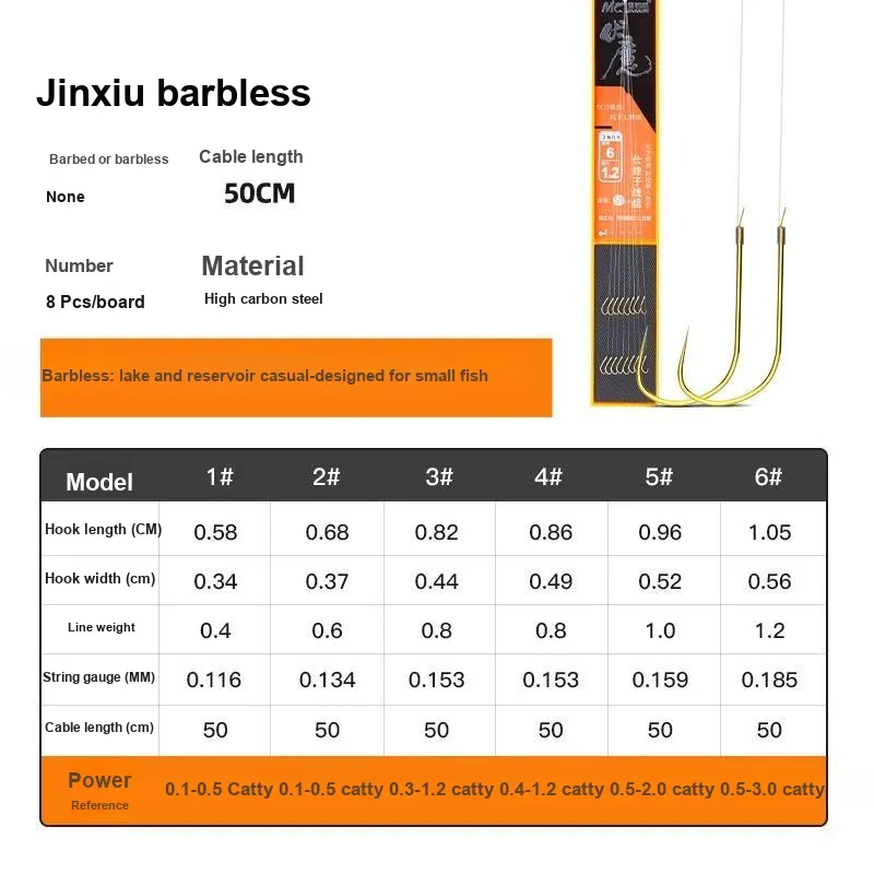 Jiadiaoni Fish Hook Short Shank Hook