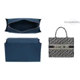 Dior Tote Large Dark Blue Plush Liner[Bag Not Included]
