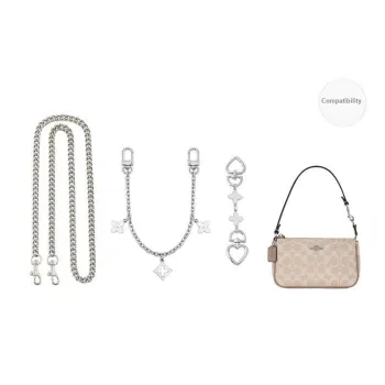 Ingenuity Handmade Iron Bag Strap Women's White