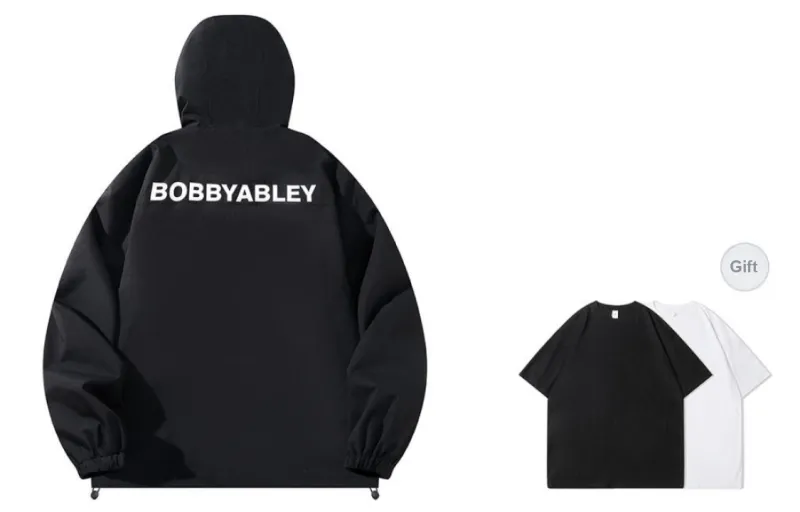 BOBBY ABLEY Windbreaker Jacket Unisex-27