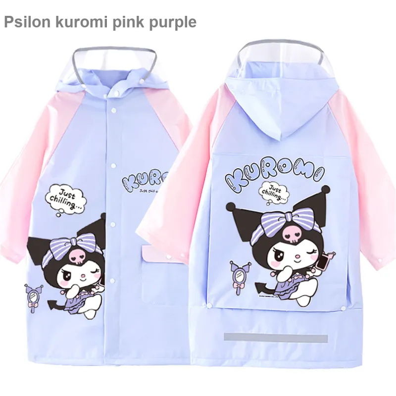 Sanrio Raincoat With Backpack Style-1
