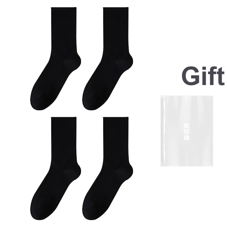 Temooues Mid Calf Socks Unisex Shopping Bag Combo Set-5