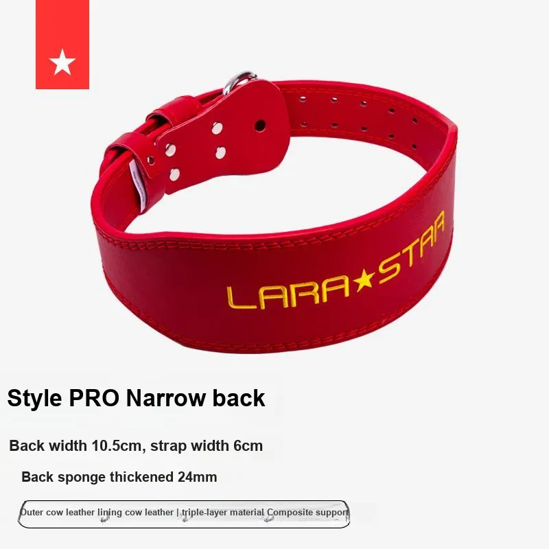 LARA STAR Back Support Braces Protective Cow Leather Unisex-23