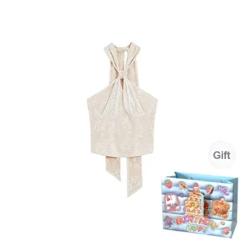 TWOPLUMGIRLS Tank Tops Women's Ecru Shopping Bag